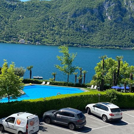 Holiday On The Lake Lugano 4 Bissone Exterior foto