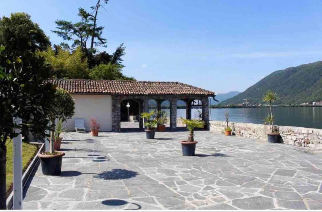 Holiday On The Lake Lugano 4 Bissone Exterior foto