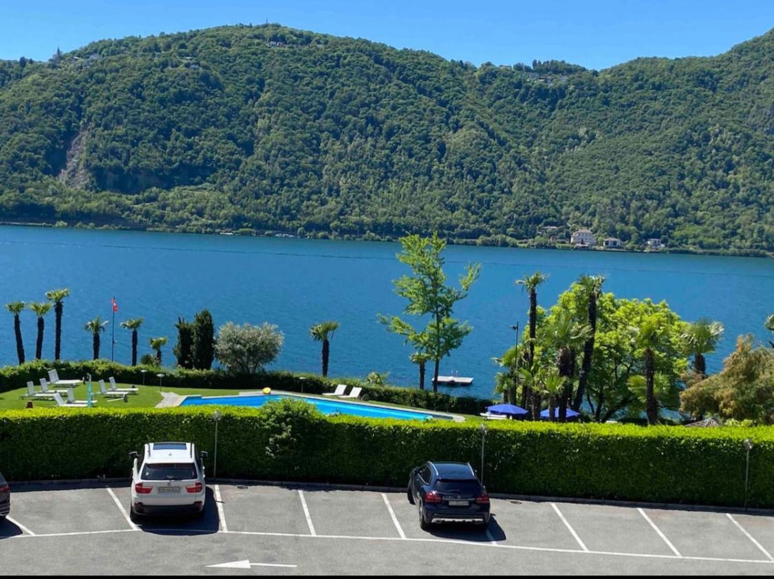 Holiday On The Lake Lugano 4 Bissone Exterior foto