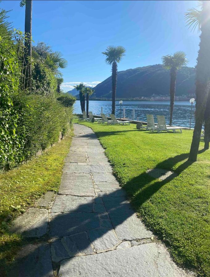 Holiday On The Lake Lugano 4 Bissone Exterior foto