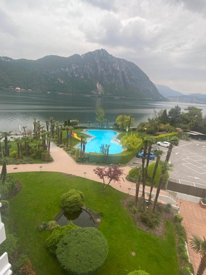 Holiday On The Lake Lugano 4 Bissone Exterior foto