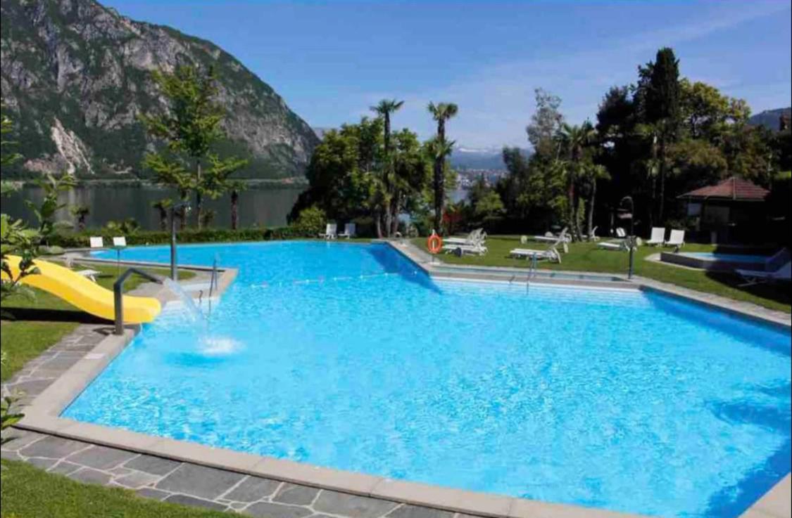 Holiday On The Lake Lugano 4 Bissone Exterior foto