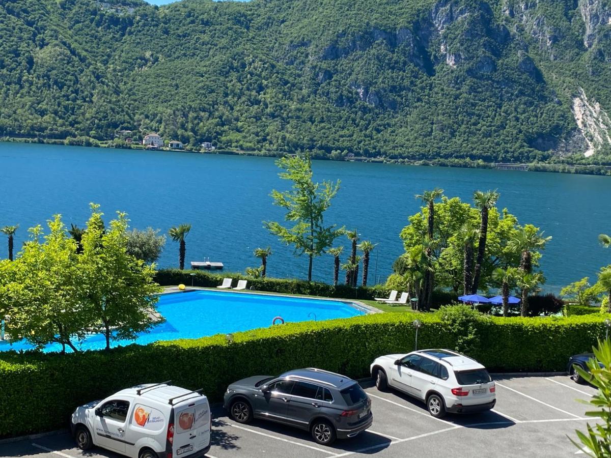 Holiday On The Lake Lugano 4 Bissone Exterior foto